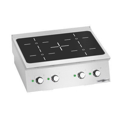 Индукционная плита -14 кВт - 4 варочные панели GGM Gastro IDHB873B