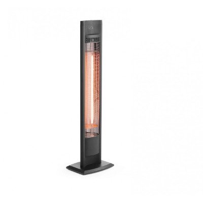 Инфракрасный обогреватель HENDI 272435, Tornado Черный, 220-240V/2000W, 130x90x(H)900mm