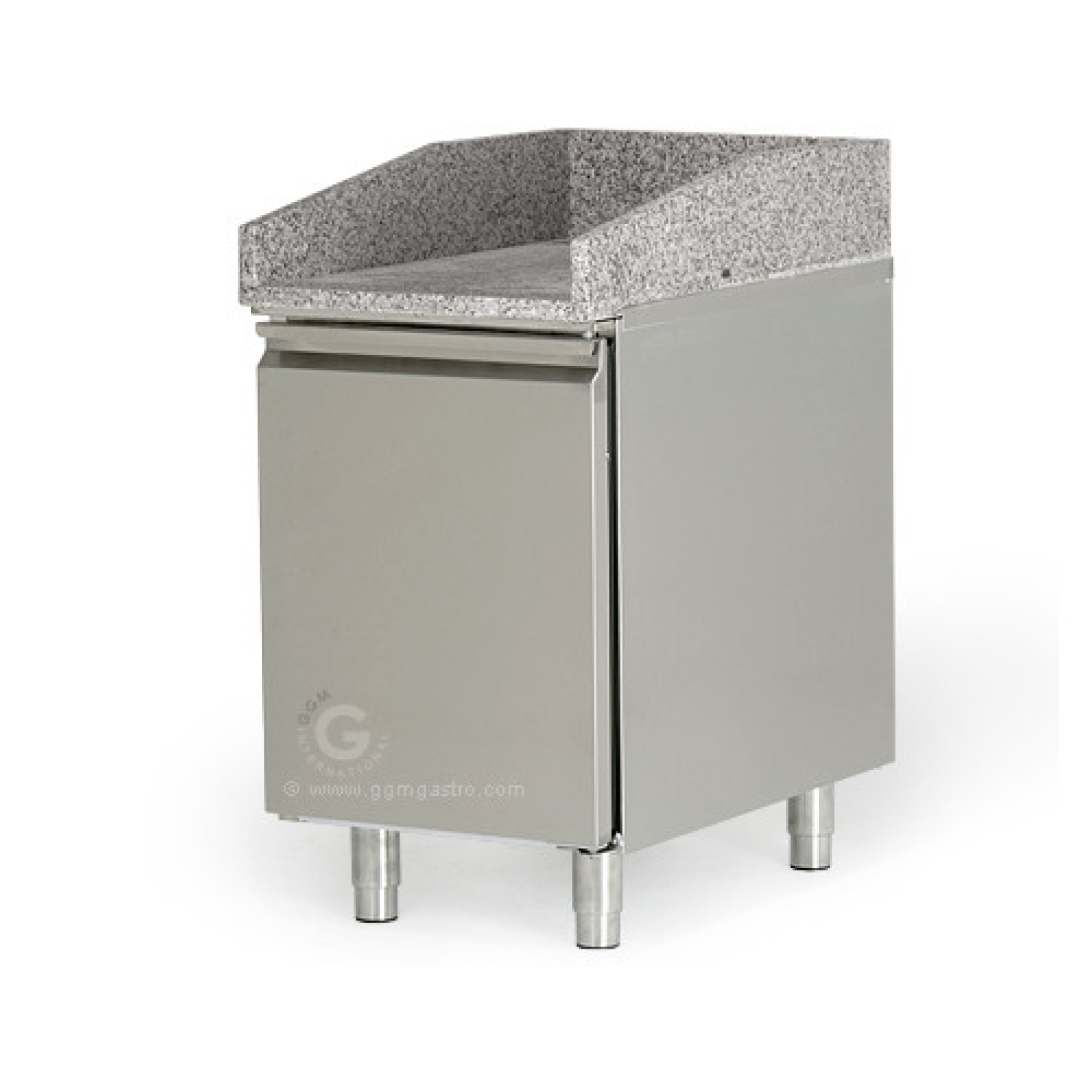 Кассовый стол 0,5 m x 0,8 m - С 1 дверцами GGM Gastro KTK58