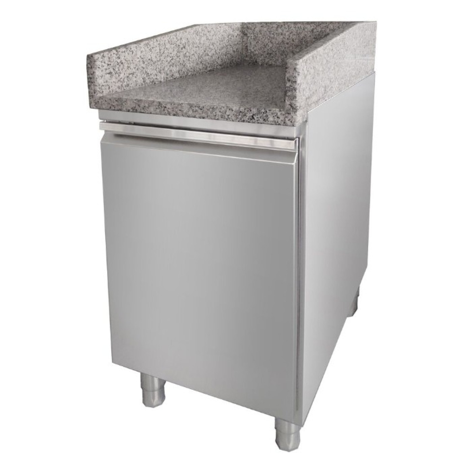 Кассовый стол - 0.5 x 0.7 m - нержав.сталь GGM Gastro KTK57