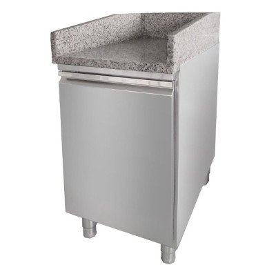 Кассовый стол - 0.5 x 0.7 m - нержав.сталь GGM Gastro KTK57