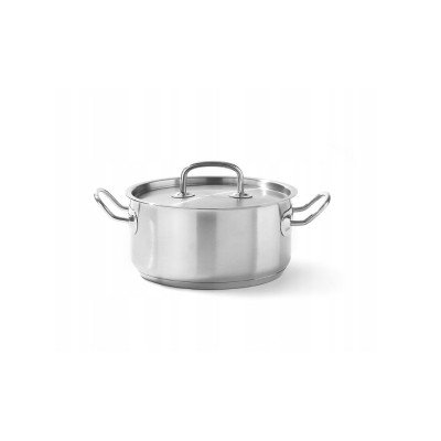 Каструля низька з кришкою Kitchen Line, 3 л, Ø200x(H)95 мм 836019 Hendi