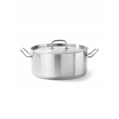 Каструля низька з кришкою Kitchen Line, 7,40 л, Ø280x(H)120 мм 836033 Hendi