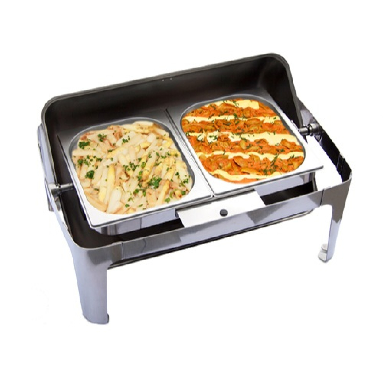 Каструля з підігрівом GN1/1 - з роликовою кришкою GGM Gastro CDY11R