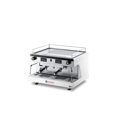 Кофемашина Hendi Top Line By Wega – 2 группы, электронная, белая