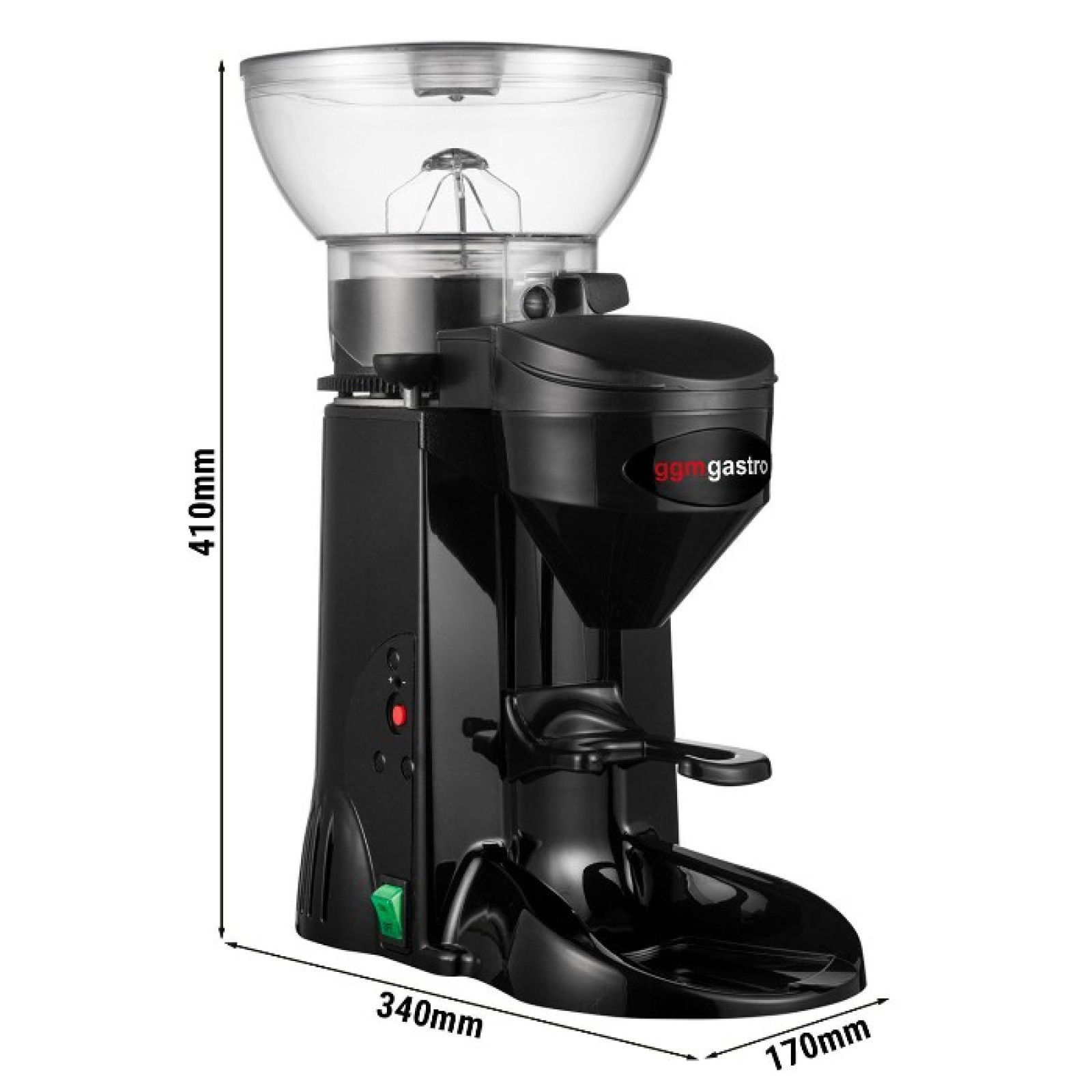 Кавомолка професійна GGM Gastro MC1-BLACK - 4