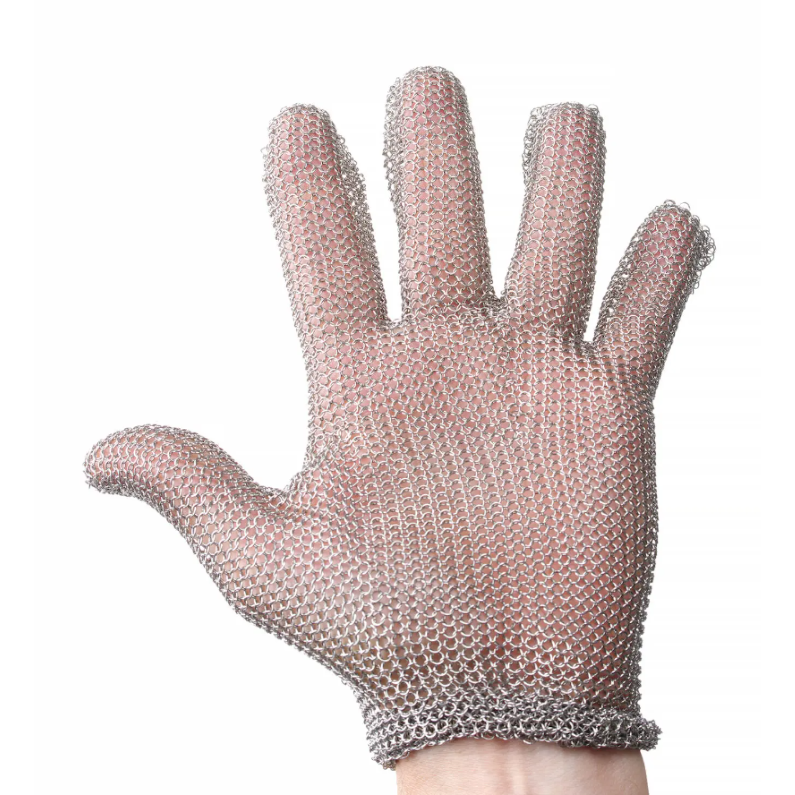 Кільчужна рукавичка від порізів Fix, Niroflex, (L) 220мм GS3811200000 Hendi Stainless steel - 1