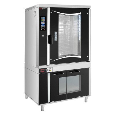 Комбинированный духовый шкаф - Touch (сенсорный) - 10 x EN 60x40 GGM Gastro EHLB1064#GSB12