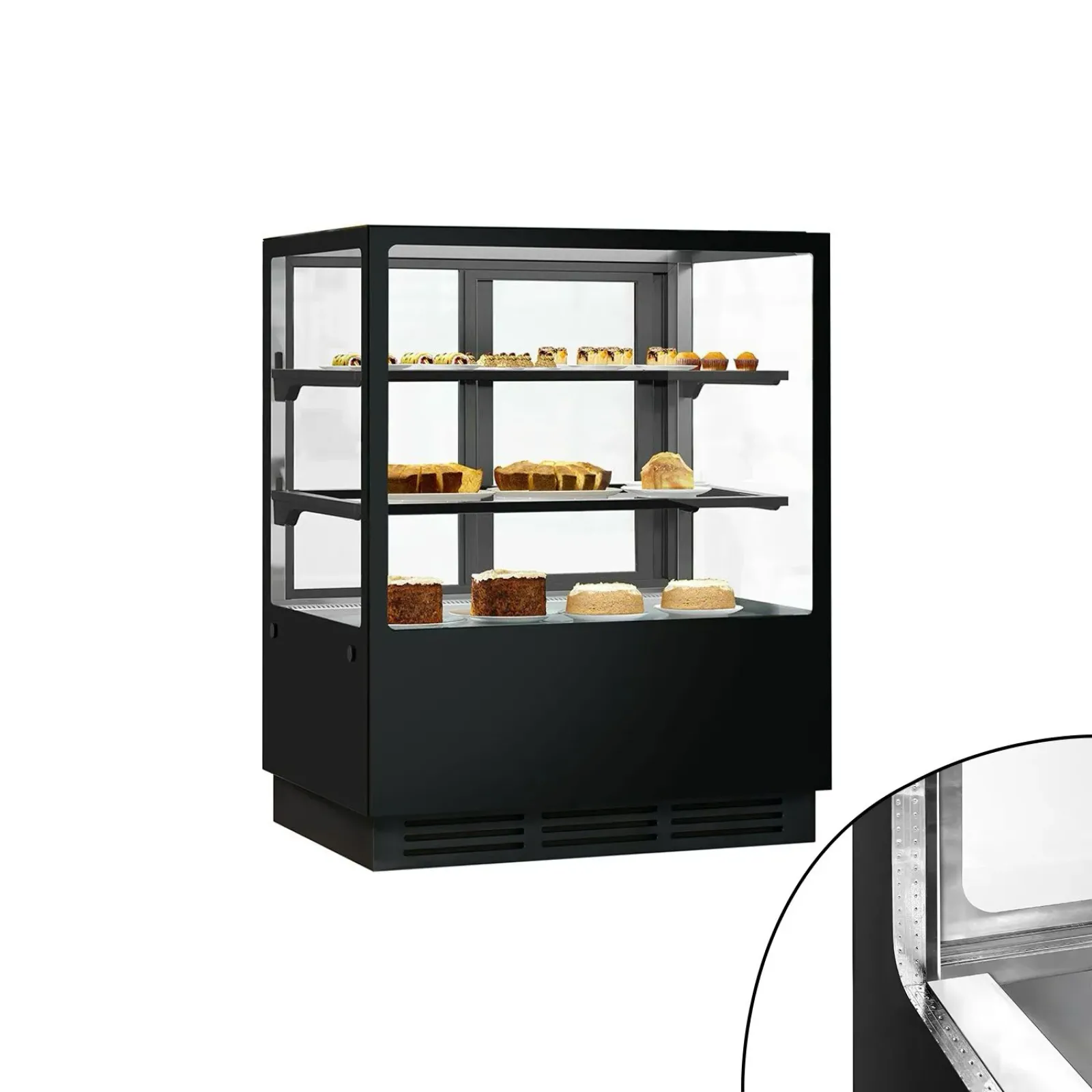 Кондитерська холодильна вітрина GGM-Gastro KTGSF107S