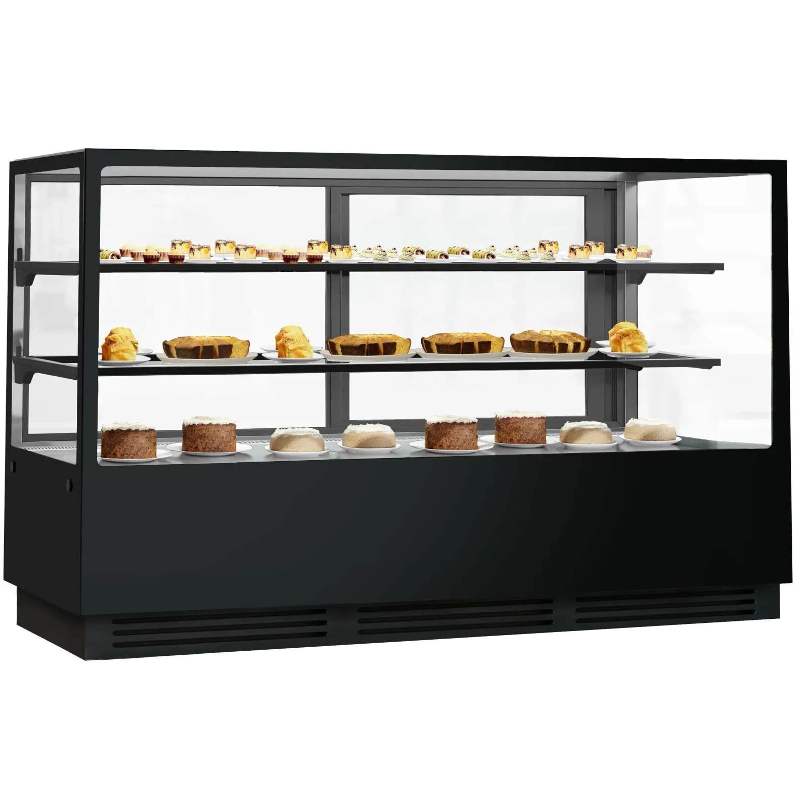 Кондитерська холодильна вітрина GGM-Gastro KTGSF207S - 1