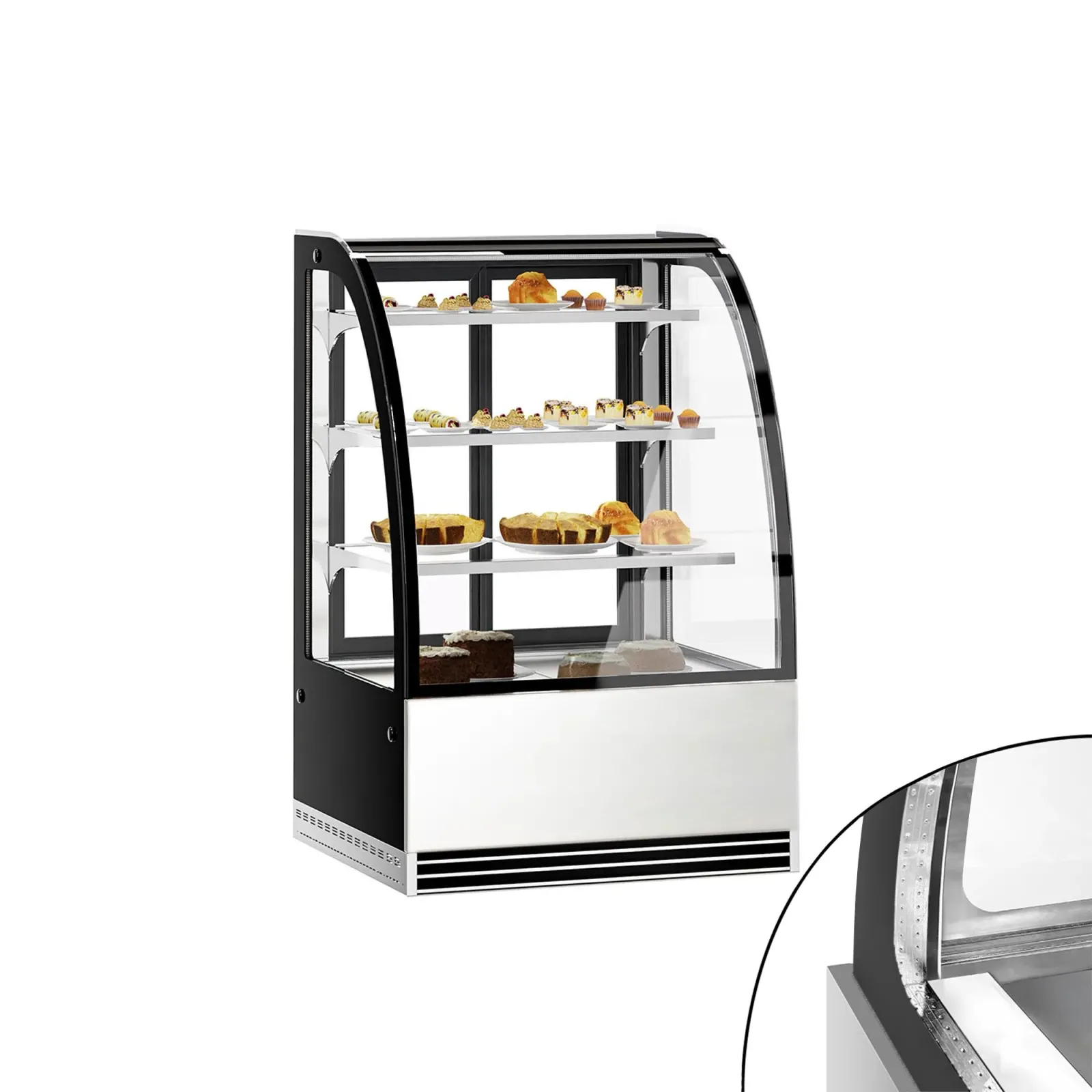 Кондитерська холодильна вітрина GGM-Gastro KTH9713R