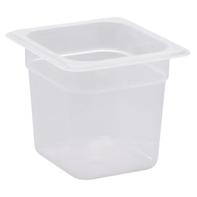 Контейнер GN 1/6 прозорий поліпропілен., Cambro, GN 1/6, 2,2L, Transparent, 162x176x(H)150mm 66PP190