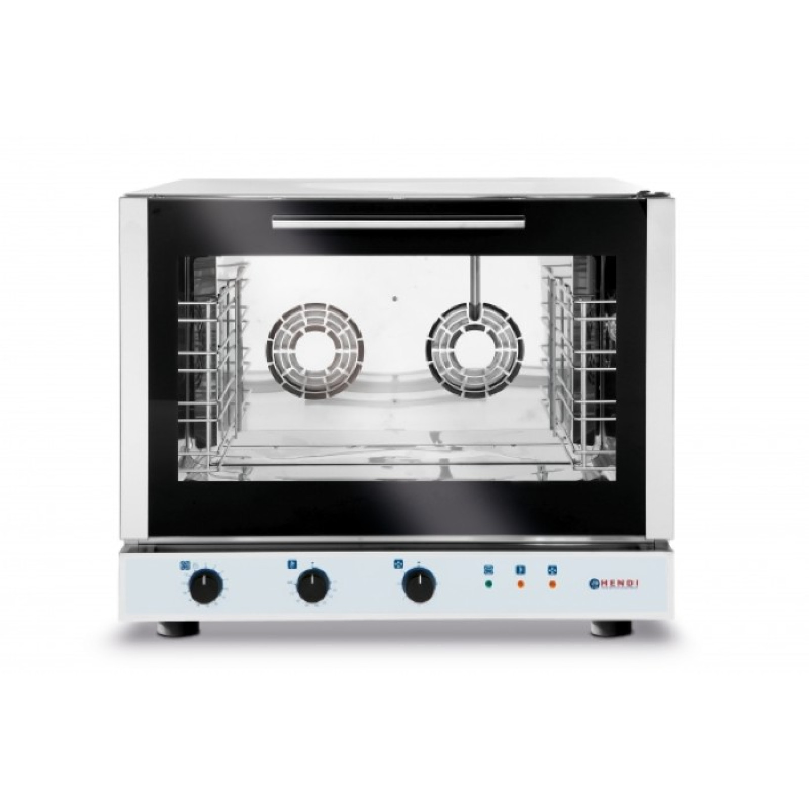 Конвектомат Hendi 225677 з парозволоженням 4x GN 1/1, електричний, ручне керування