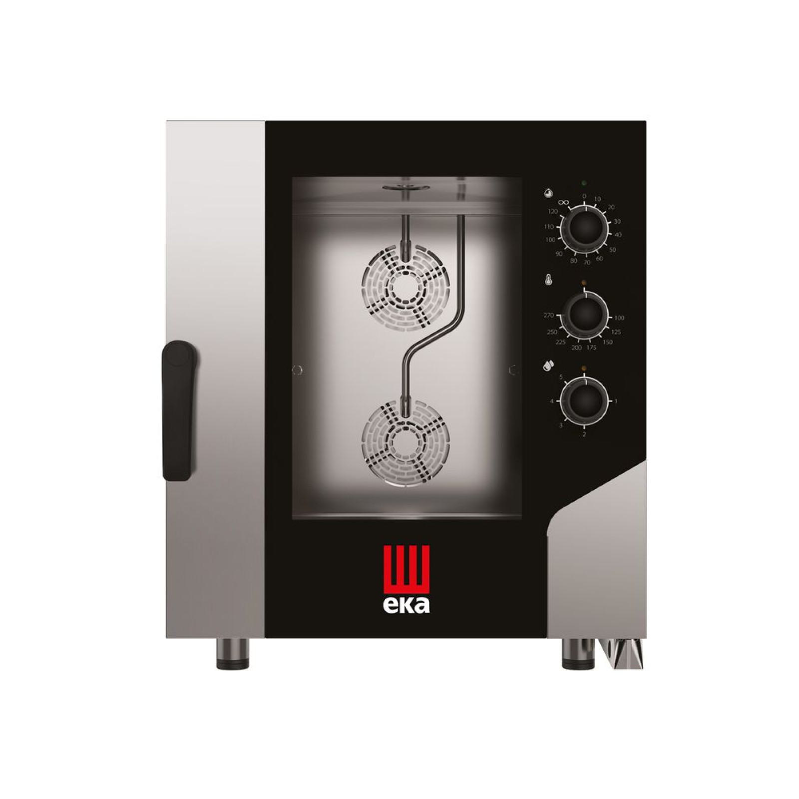 Конвектомат - Піч конвекційна парова Hendi MKF711S Smart Gastro для громадського харчування електричний, з електромеханічним управлінням 7x GN 1/1