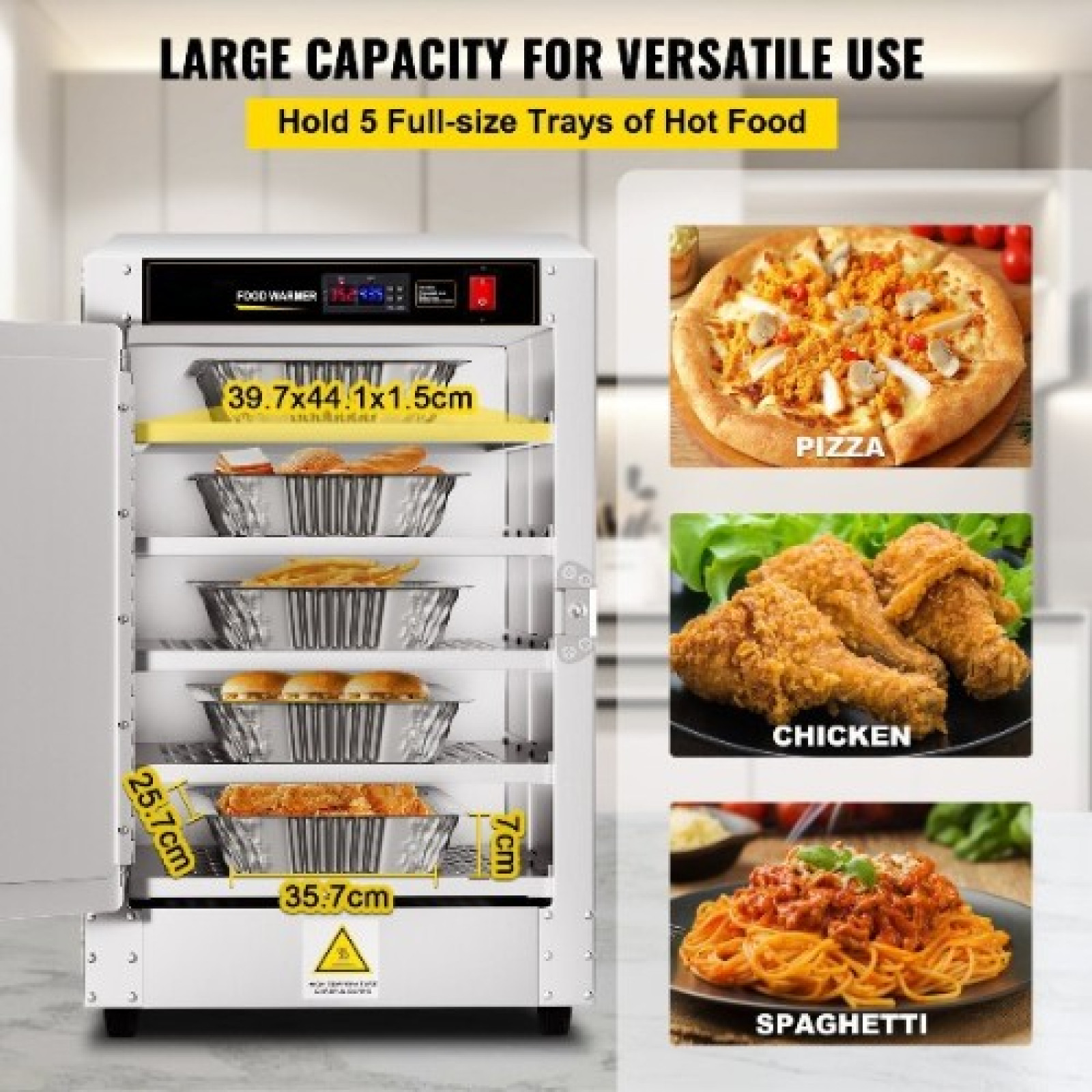 Коптильна електрична Zuver Hot Box Food Warmer - 9