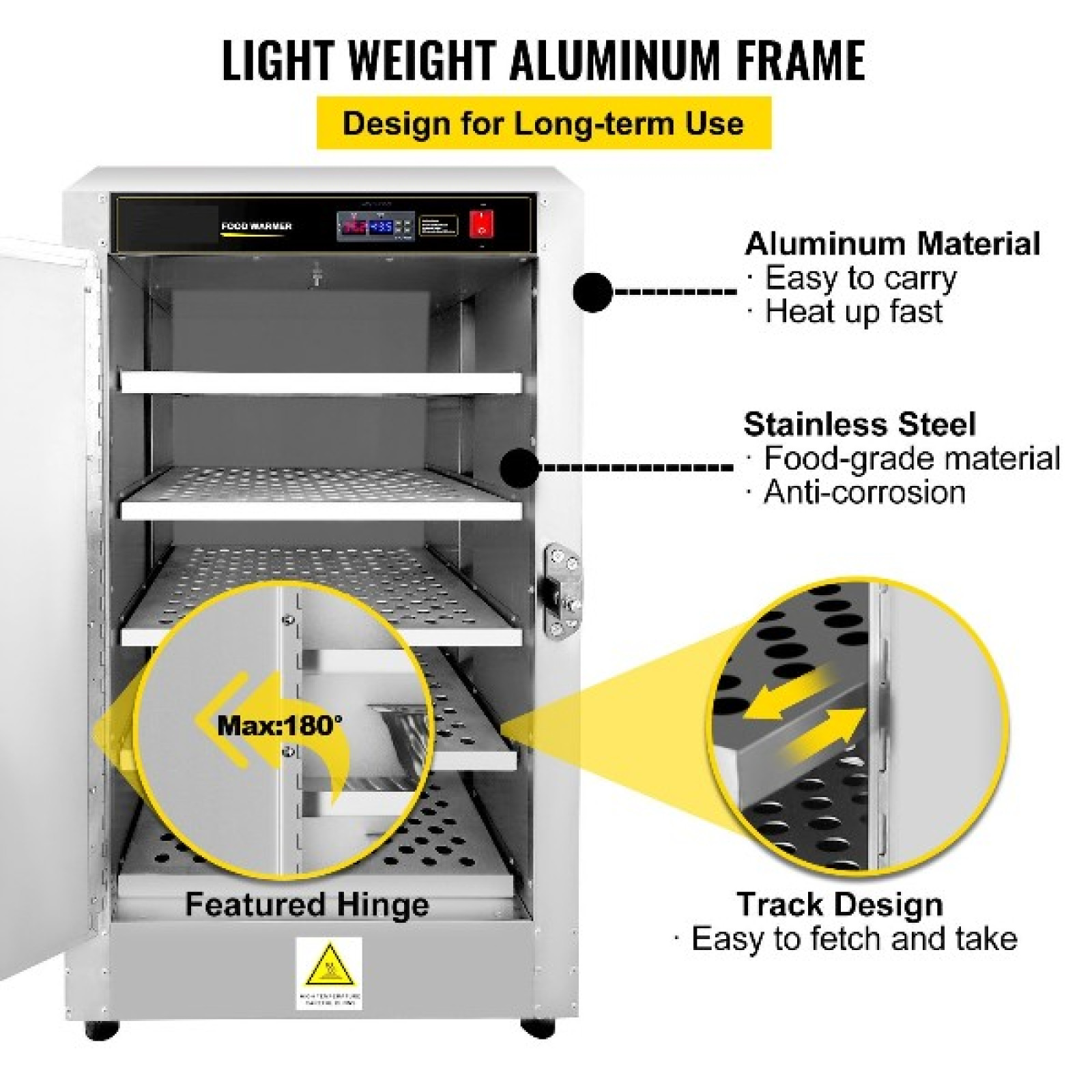 Коптильна електрична Zuver Hot Box Food Warmer - 5