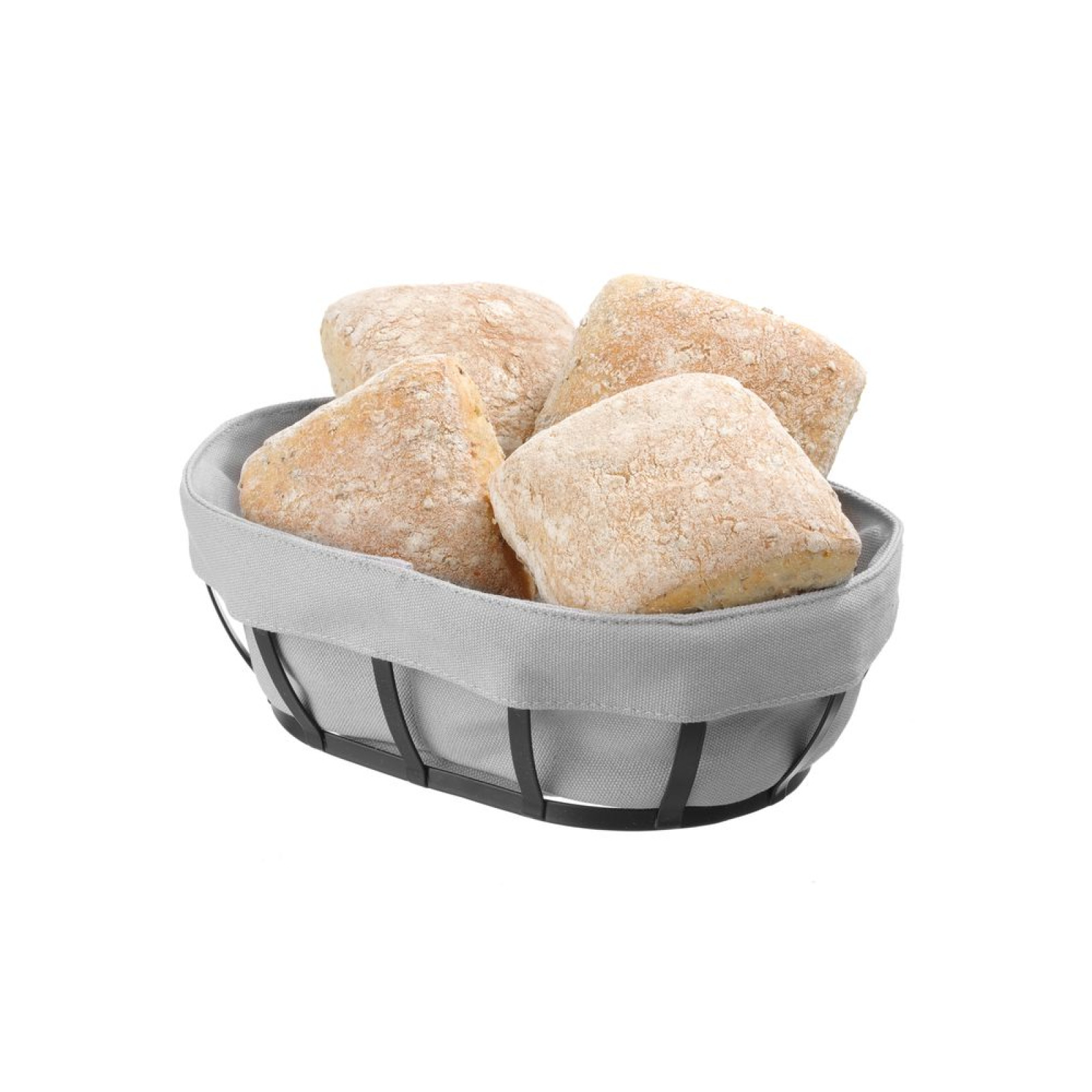 Кошик для хліба з мішком - овальний - 250x160x(H)75 mm 427125 Hendi - 1
