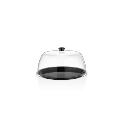 Кришка- купол Ø300, сумісна з GFT--0015BL, піднос продається окремо GF--0015BL Gastro Plast PC Прозорий