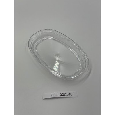 Крышка овальной тарелки, подходит для GP-00K14W GPL--00K14tr Gastro Plast PC Прозрачный
