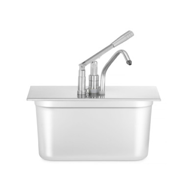 Кришка з дозатором для GN тари, HENDI, GN 1/3, 330х180мм 558157 Hendi 18/8 Stainless steel;PP (Polypropylene)
