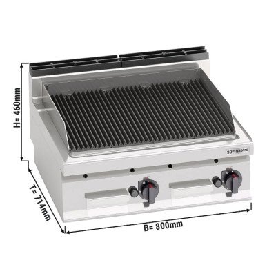 Лавовий гриль GGM Gastro GLB873G