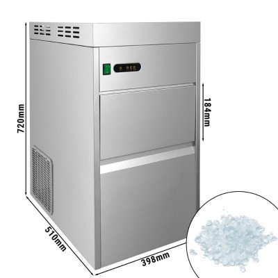 Льдогенератор - 50 кг / 24ч GGM Gastro EFBH357
