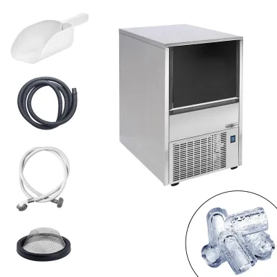 Льдогенератор кубикового льда GGM-Gastro EQI39