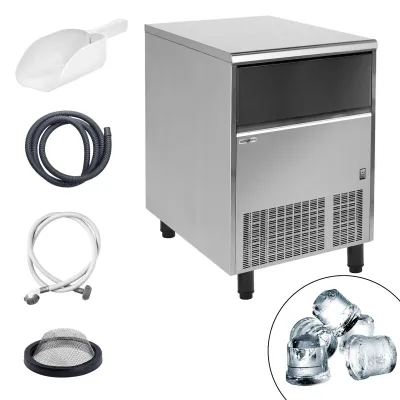 Льдогенератор кубикового льда GGM-Gastro EWI115N