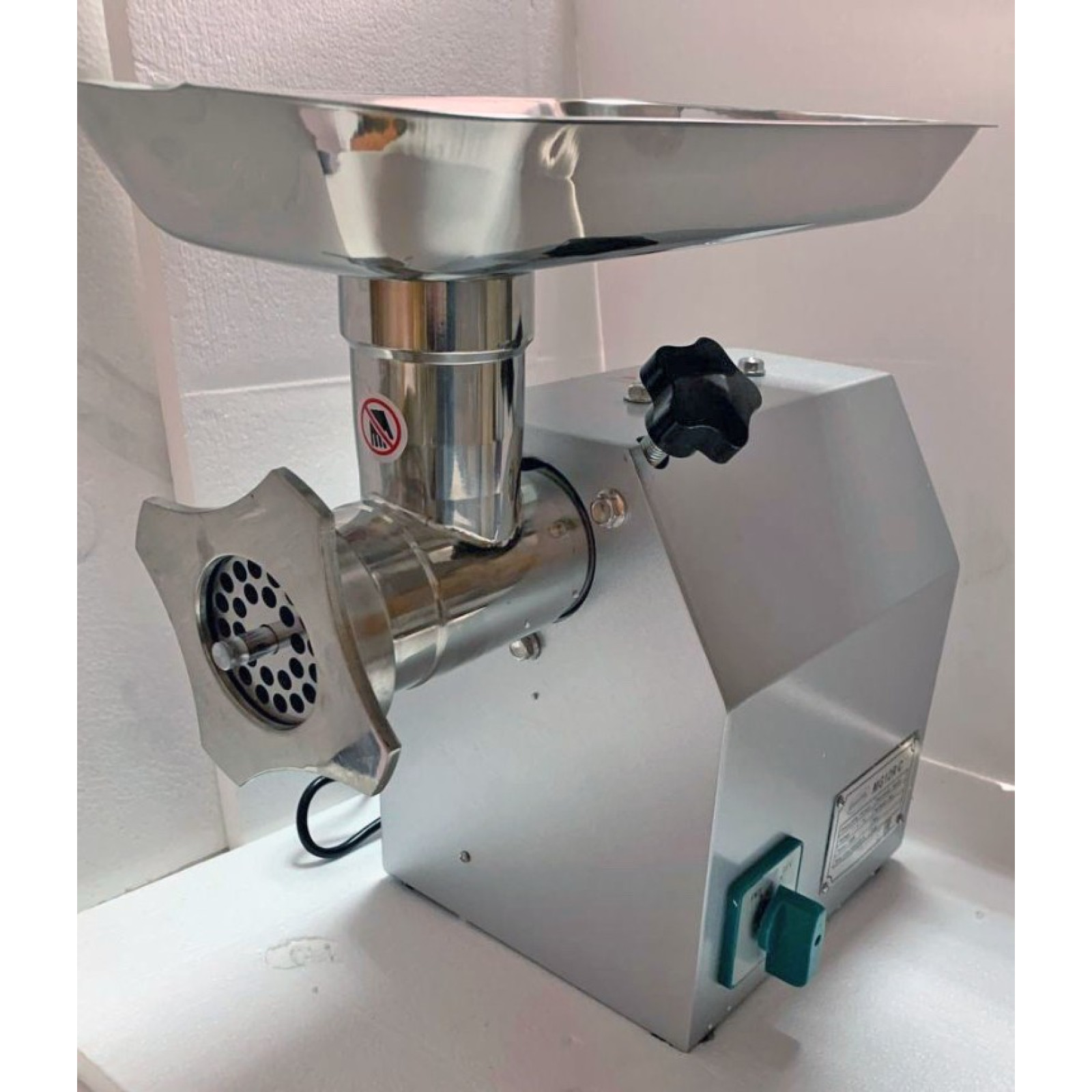 М'ясорубка професійна GASTROMIX MG-12R C реверс мотор мідний горловина з нержавіючої сталі - 1