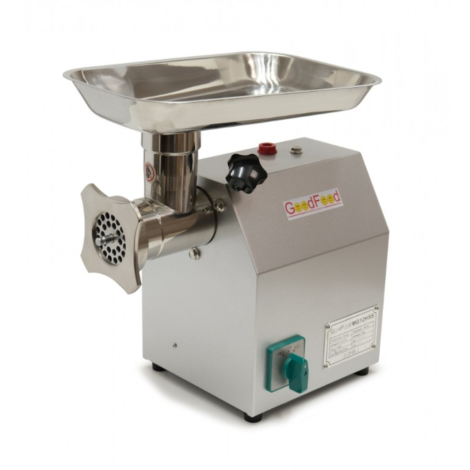 Мясорубка профессиональная GoodFood MG12HSS Reverse мотор алюминий горловина из стали