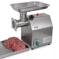 М'ясорубка професійна ZUVER 12 Grinder LUX 850W Reverse мотор мідний, горловина з нержавіючої сталі, реверс постійний
