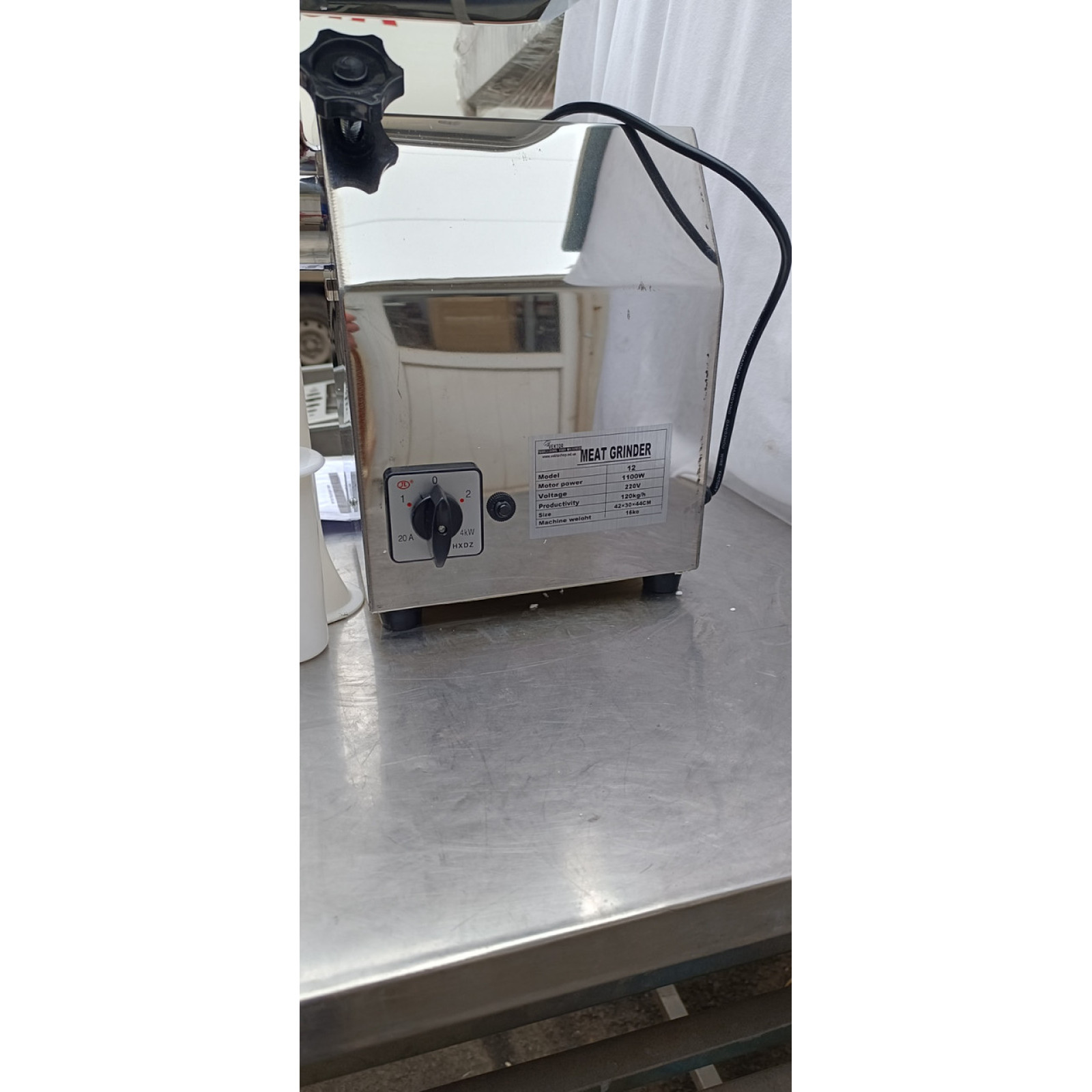 М'ясорубка промислова Vektor-BL-3-12 150 кг/година 1100W (реверс) - 1