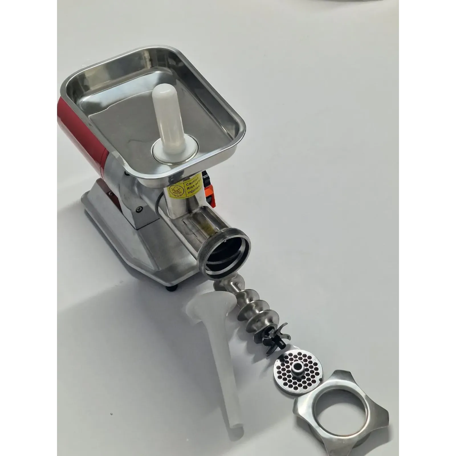 Мясорубка промышленная ZUVER 22 Grinder Profi Budget со съемной головой  - 1