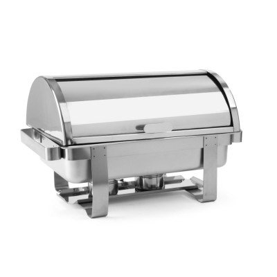 Мармит настольный, крышка Rolltop, подогрев топливной пастой - GN 1/1, 9 л 470206 Hendi 18/0 Stainless steel