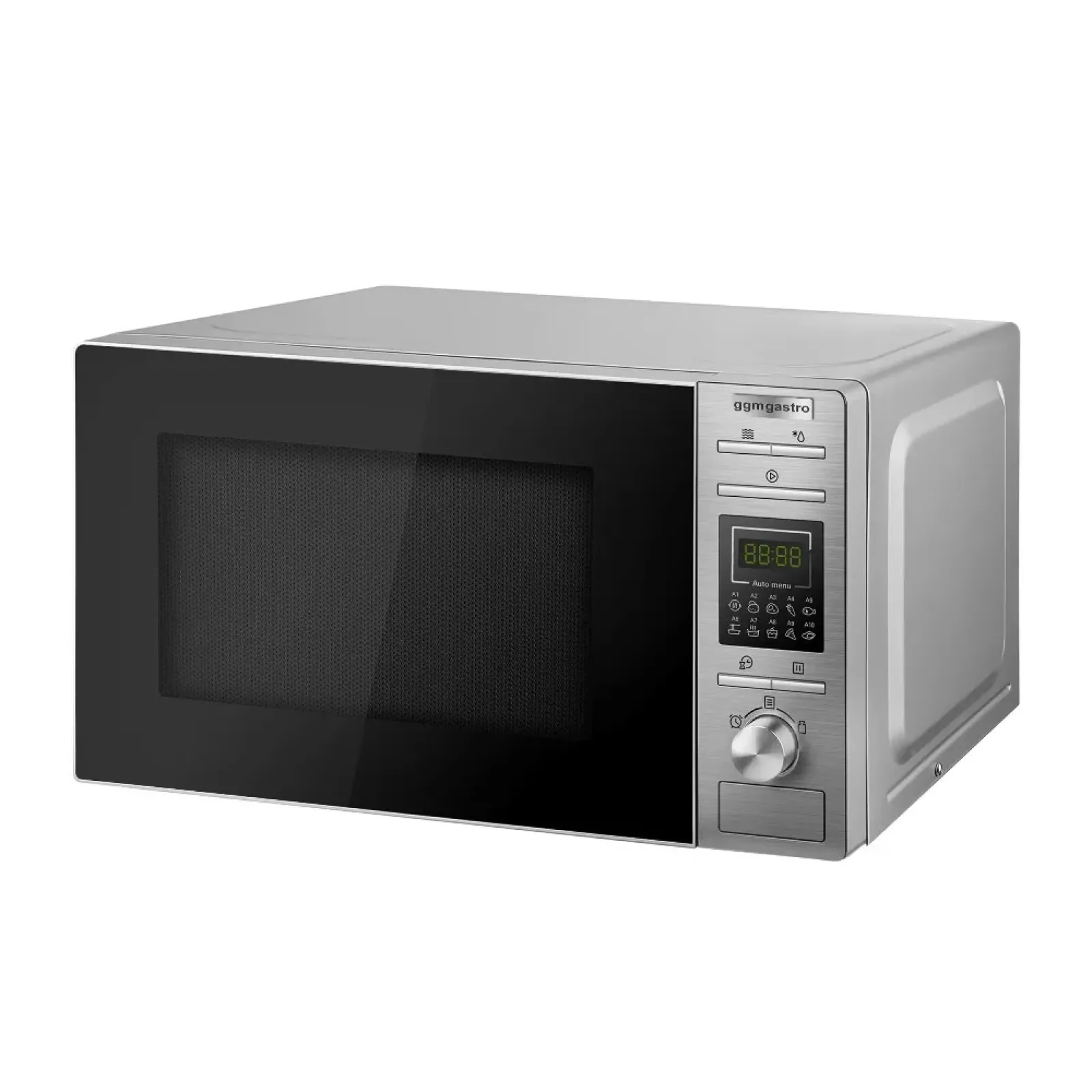Мікрохвильова піч з грилем - 20 л - 1 кВт - Digital (цифрова) GGM GASTRO MWM2010