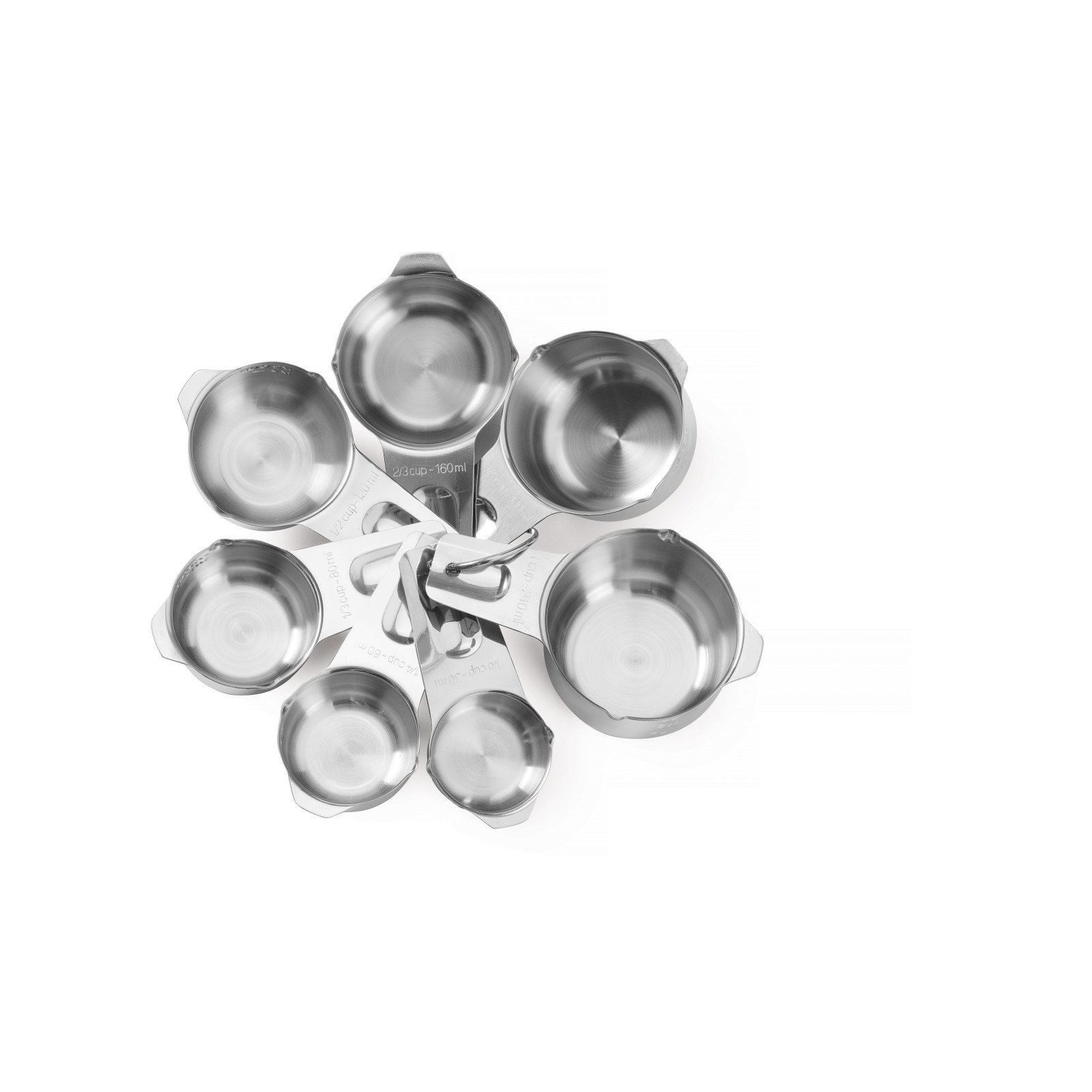 Мірна чаша - набір 7шт, 140x85x(H)52мм 596487 Hendi Stainless steel