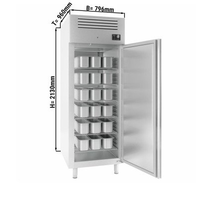 Морозильная камера для мороженого 785 л GGM Gastro ETEI81T1