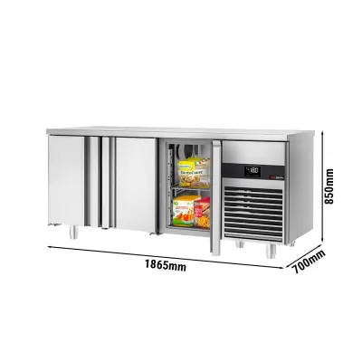 Морозильный стол PREMIUM - 1.87 x 0.7 m / 3 двери  GGM Gastro GTF187ND-EF