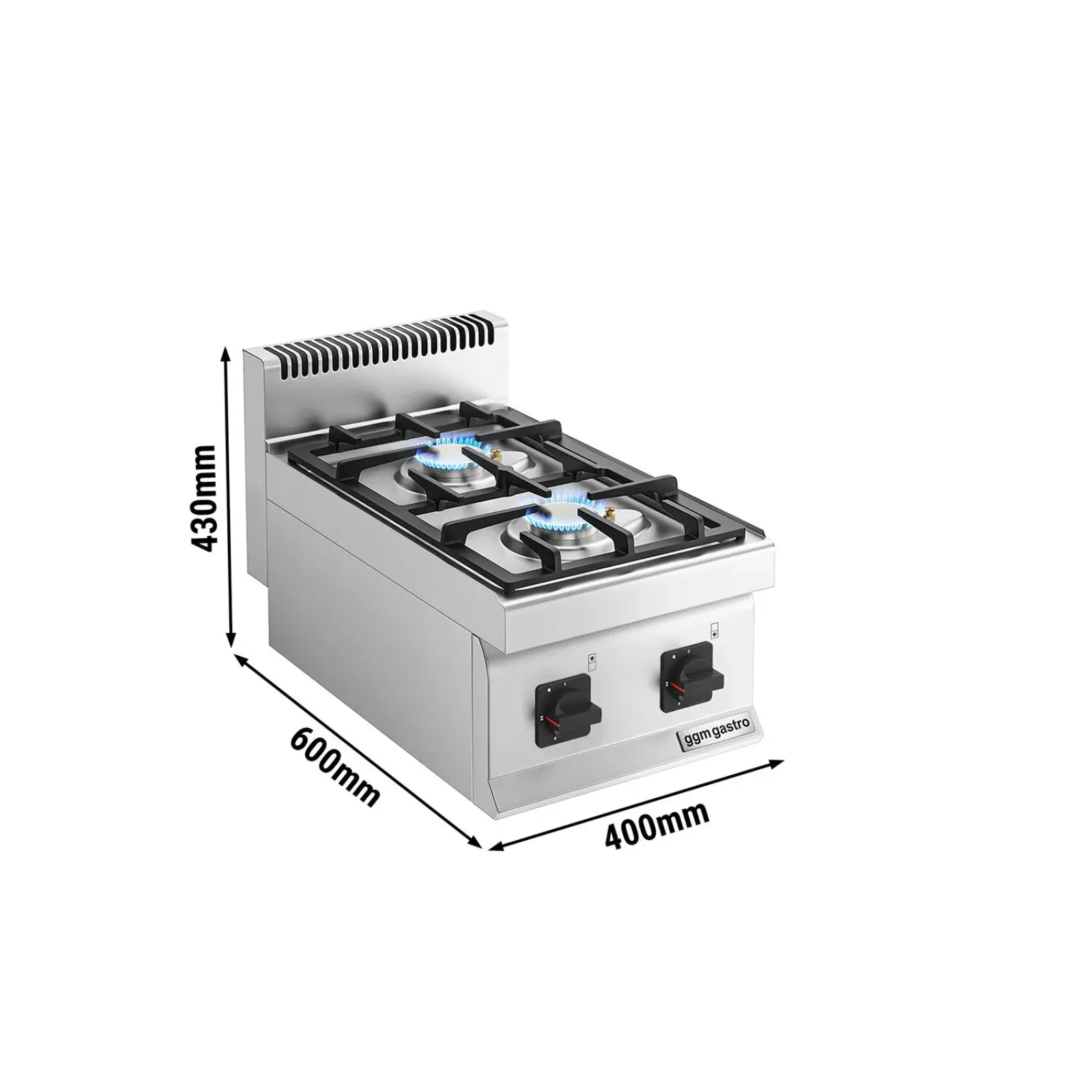 Настольная газовая плита GGM-Gastro GHK46-E - 3