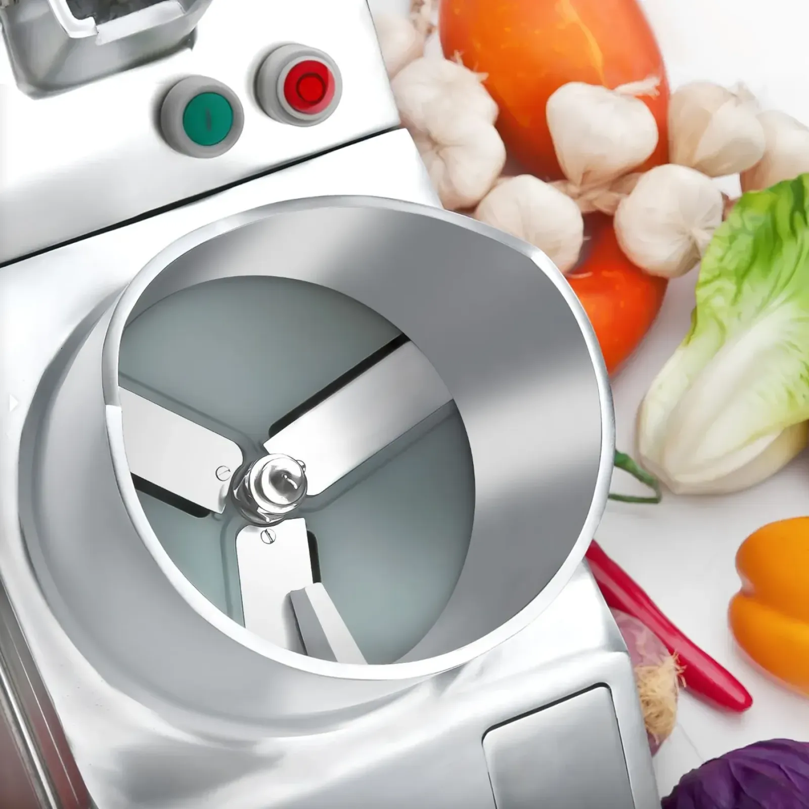 Овощерезка GGM Gastro GSA5, 5 дисков, с широкой горловиной - 1