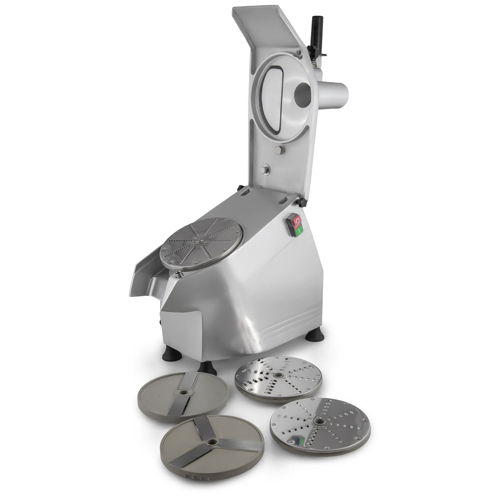 Овочерізка професійна ZUVER Vegetable Cutter Lid Back 5 Grate з 5 дисками 550W, двигун мідний - 2