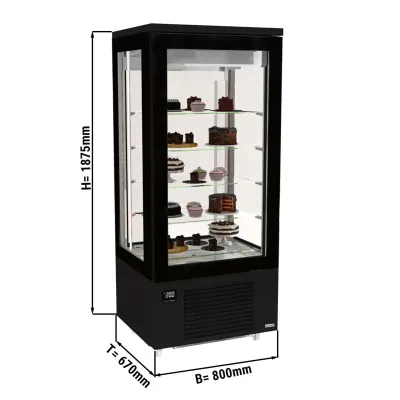 Панорамная витрина GGM Gastro PVF400