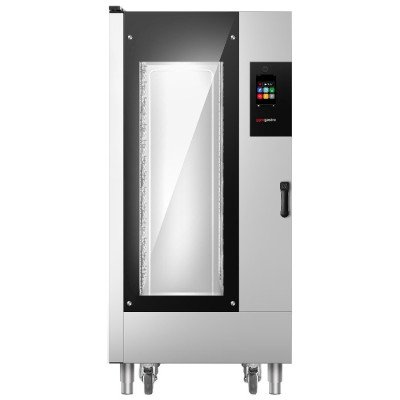 Пароконвектомат 16x EN 400 x 600 / тележка стелажная GGM Gastro BB1646GWN-TP