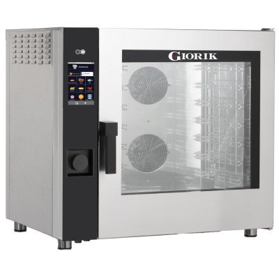 Пароконвектомат с сенсорной панелью управления и мойкой Giorik MTE7W