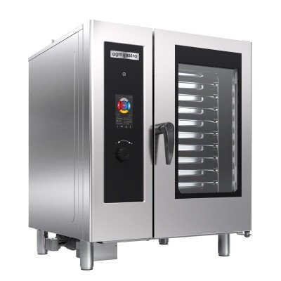 Пароконвектомат із вбудованим бойлером - сенсорний екран GGM Gastro KDI1011