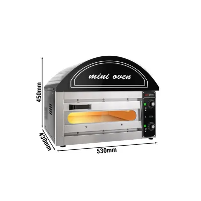 Піч для піци, 1 х 34 см, 1 камера GGM Gastro MPOI34