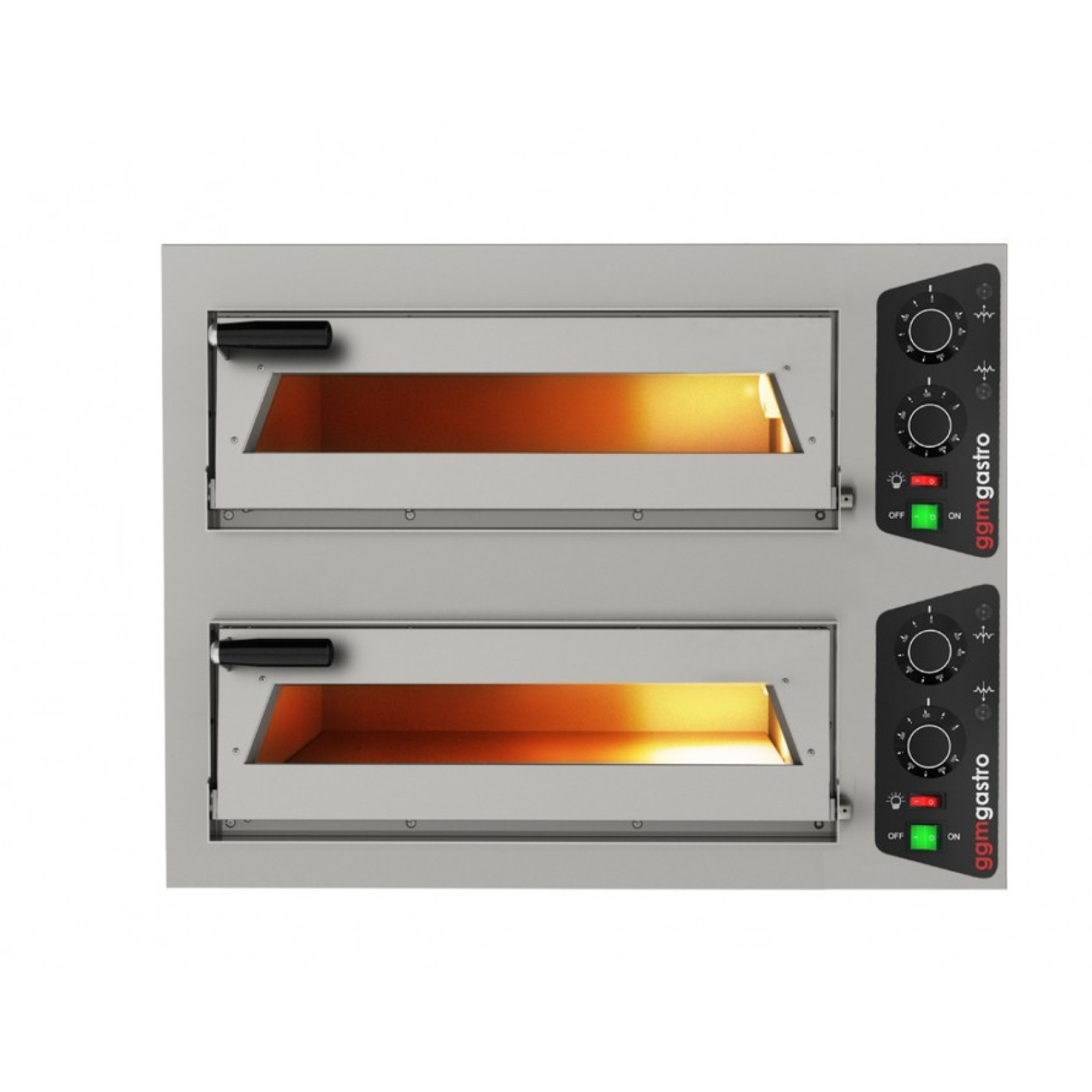 Піч для піци 1 + 1 х 35 см / 230 В GGM Gastro PDP35