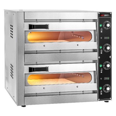 Піч для піци 1+1x33,5 см GGM Gastro PDI17O
