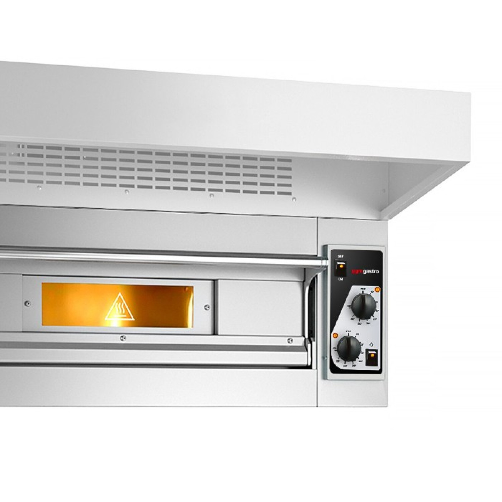 Піч для піци, 4 х 35 см, 1 камера GGM Gastro PEZ430 - 2
