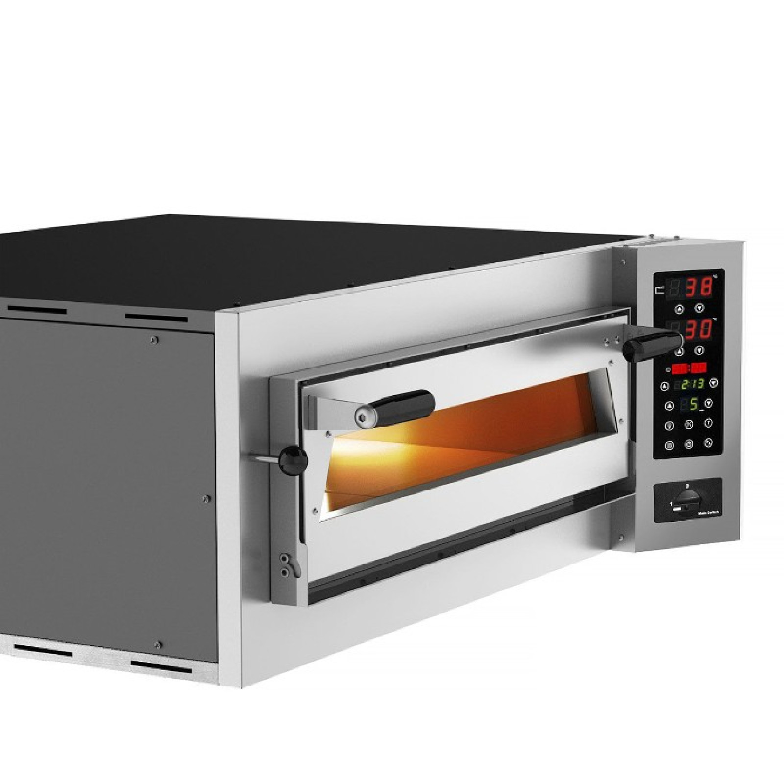 Піч для піци, 6 х 35 см, 1 камера GGM Gastro PEP66BTC - 2